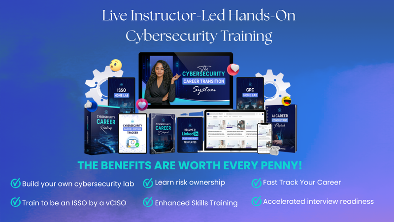 Kyora IQ Cybersecurity Training Platform | Live ISSO, Security+ & GRC Classes to Get Interview-Ready