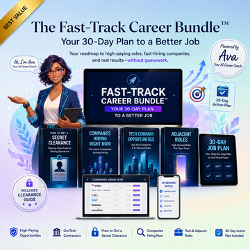 The Fast-Track Career Bundle™ | Your 30-Day Plan to a Better Job